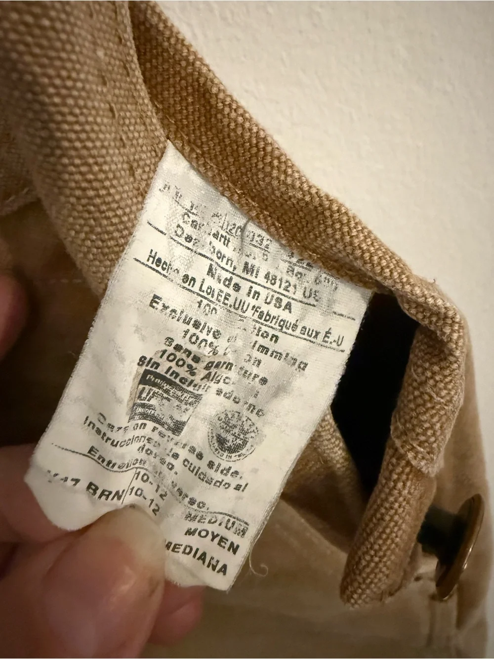 Levis classic carhartt